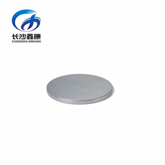 Xinkang Supply Tellurium Sputtering Target 99.9% Te Tellurium Disc for PVD Process